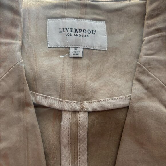 Fitted Blazer in Cappuccino by Liverpool Los Angelas Size XL - Picture 3 of 5